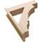 Ekena Millwork 7 1/2-in W x 28-in D x 34-in H Balboa Block Rough Cedar Woodgrain TimberThane Outlooker, Primed Tan OUTUR075X28X34BOA44RCPR - alternate 3